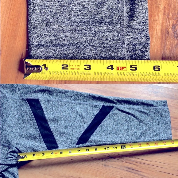 FOREVER 21 Yoga Capri Leggings Pockets Gray Small - Picture 10 of 16